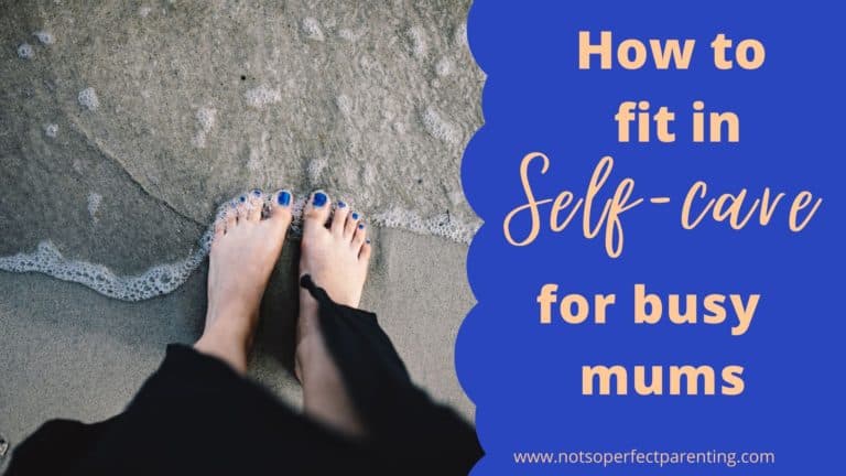 how to fit in self-care for busy mothers