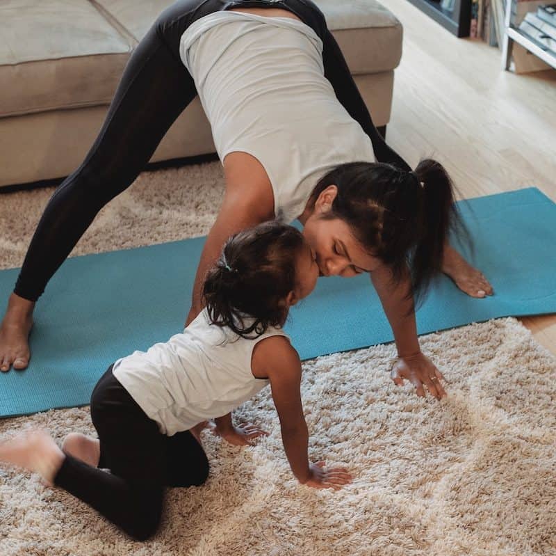 Self-care ideas to do with kids yoga